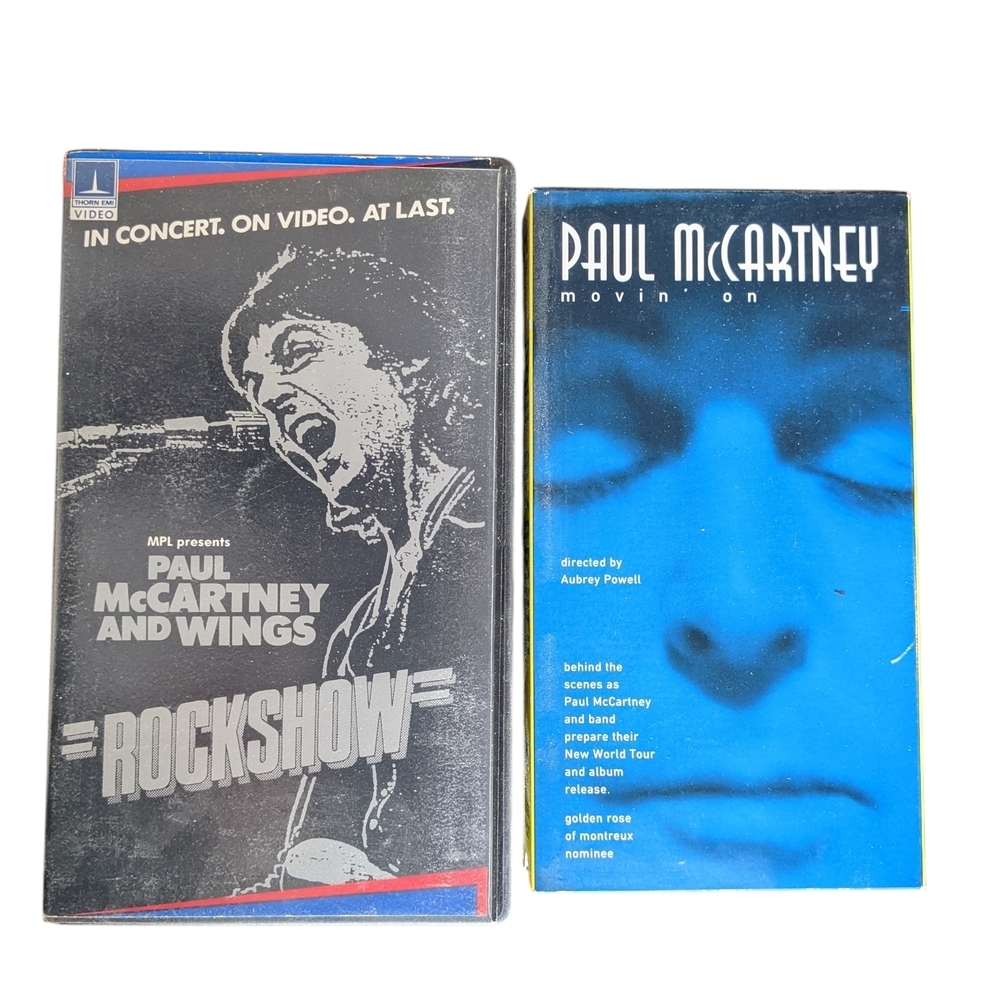 Paul McCartney VHS Set